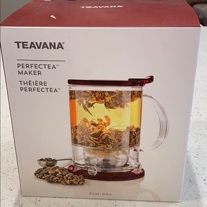 Teavana perfectea maker burgundy